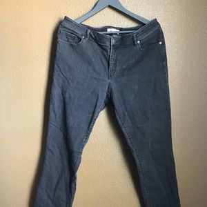 LOFT Curvy Skinny Jean Gray